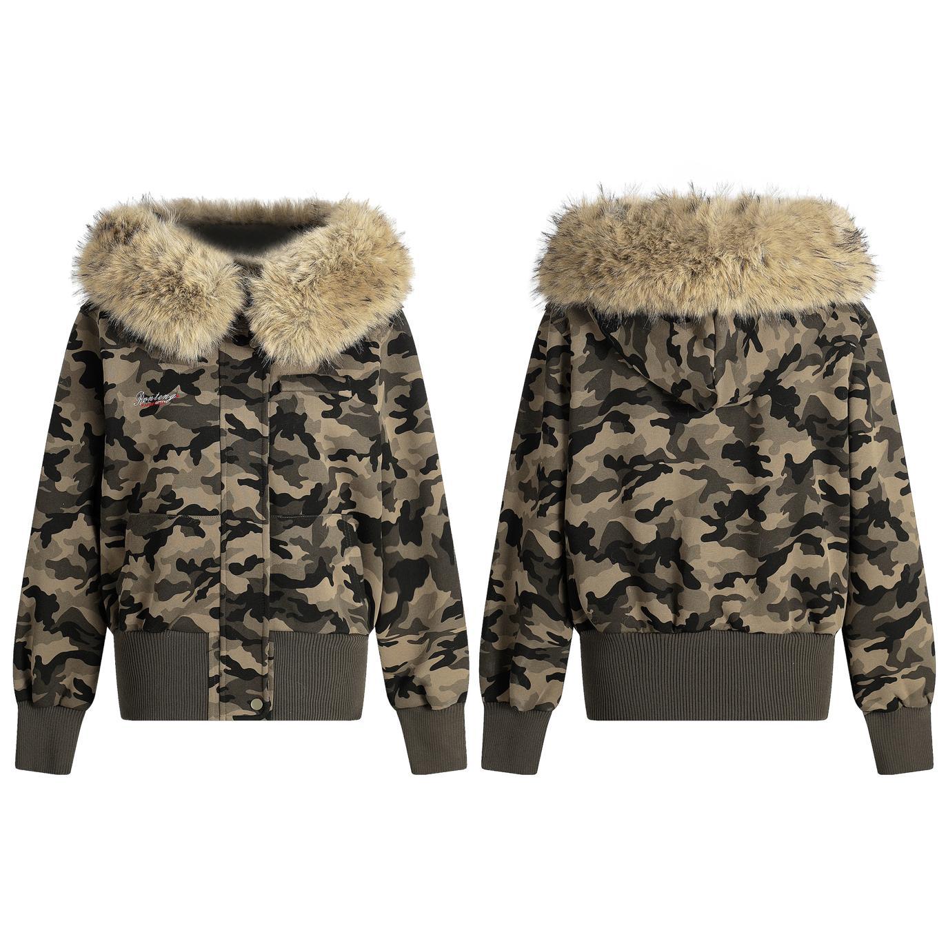 Camouflage casual versatile loose jacket