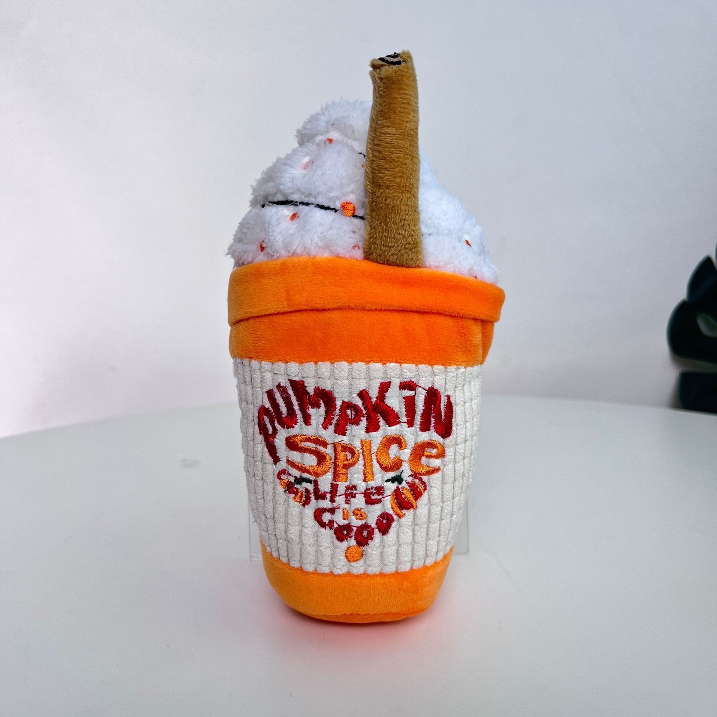 Sounding Dog Toy Drink Juice Ice Cream Plush Toy