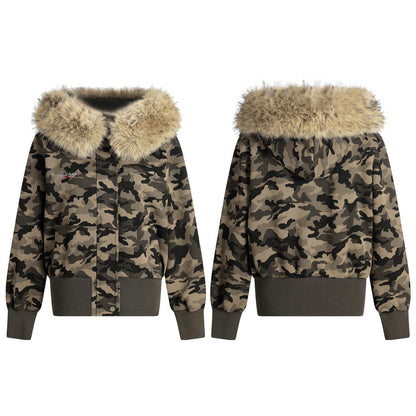 Camouflage casual versatile loose jacket