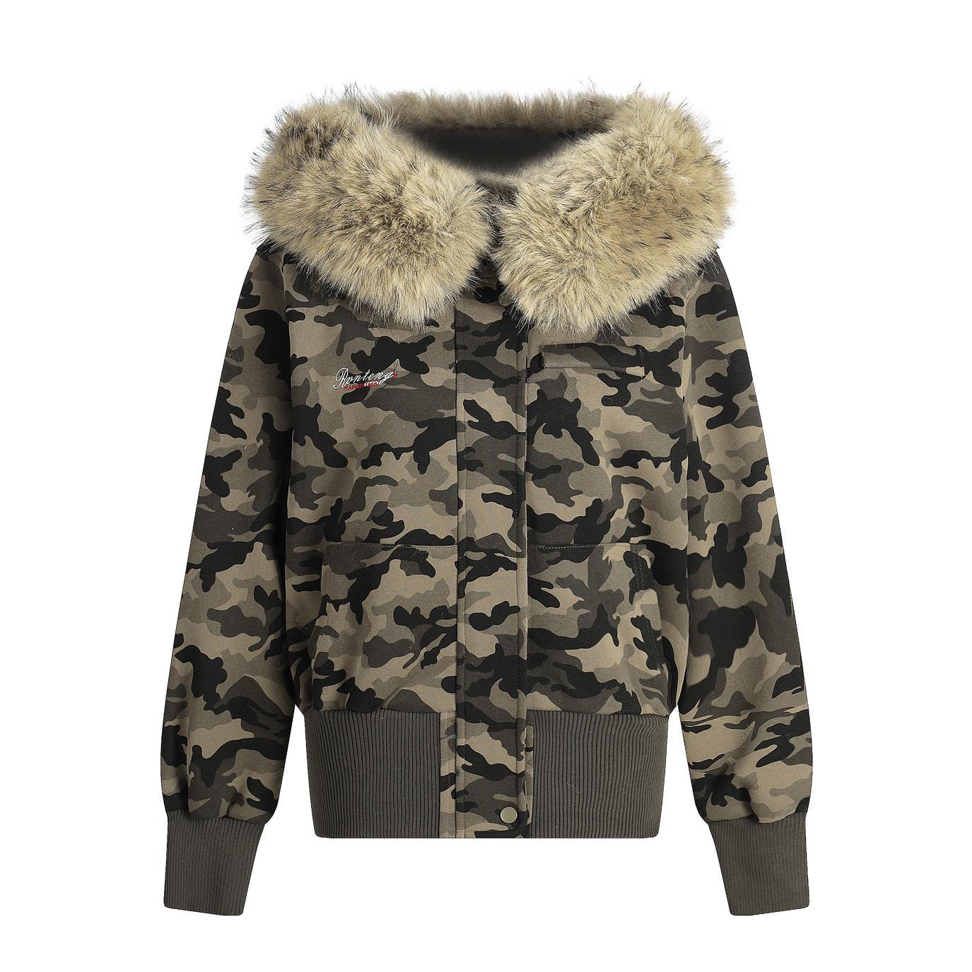 Camouflage casual versatile loose jacket