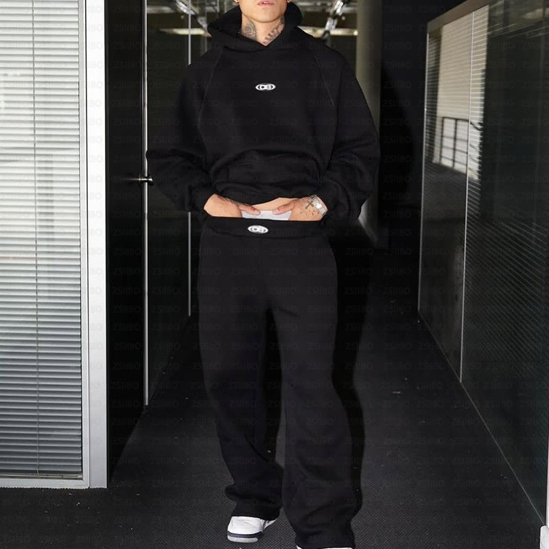 Fashion Print Digital Autumn Winter Hip Hop Style Sports Hoodie Pullover