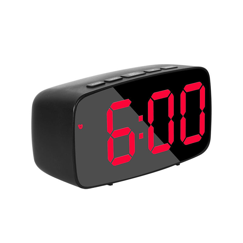 Simple Style LED Electronic Alarm Clock Battery and Plug-in Dual-use Timepiece Yida Time