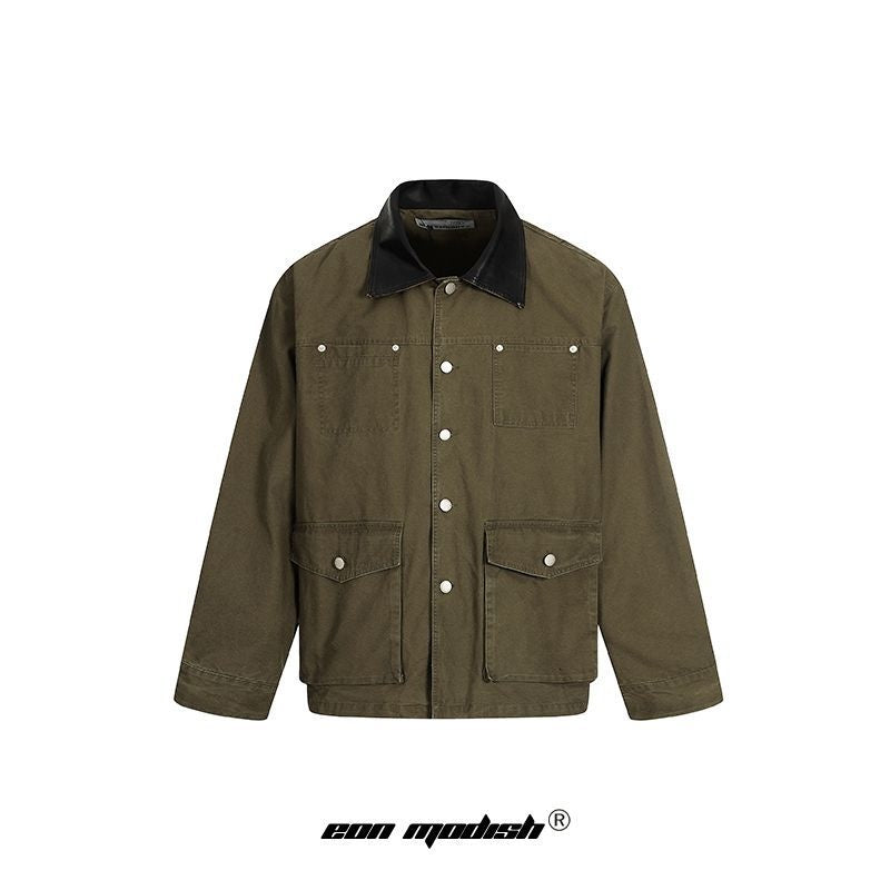 Street Style High-Street Unique Design Loose Jacket