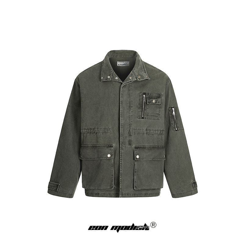 Street Style High-Street Unique Design Loose Jacket