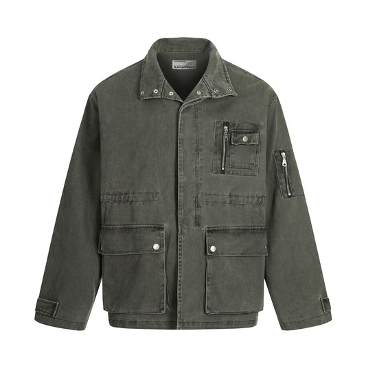 Street Style High-Street Unique Design Loose Jacket