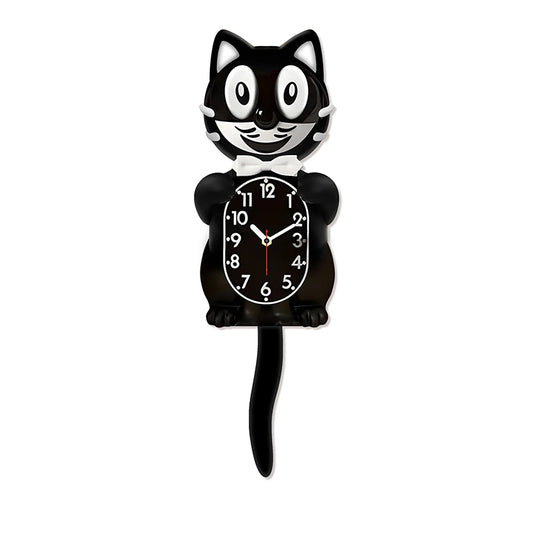 New Hot American Classic Kit Cat Clock: Swing Tail, Creative, Cute Gift, Retro Decor, Hanging Design.