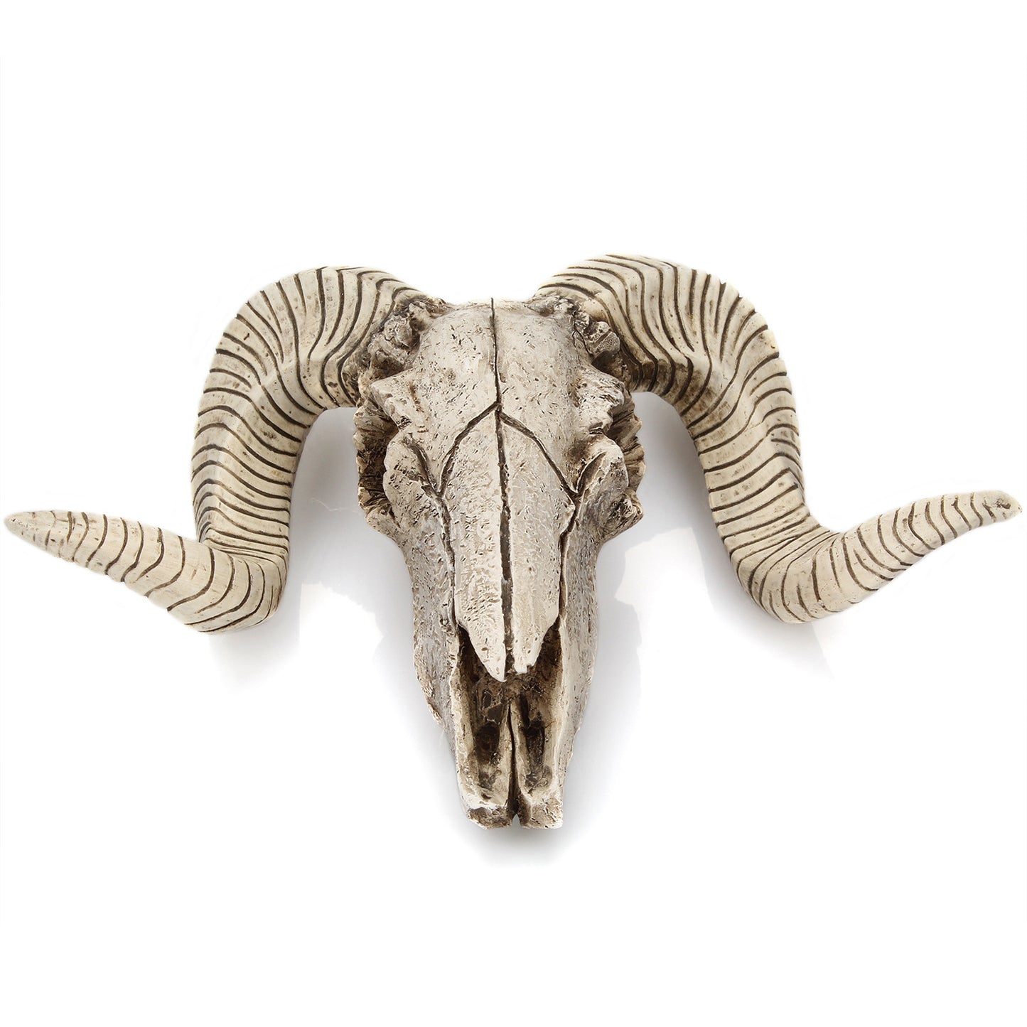 Horned Skull Wall Hanging Creative Home Living Room Decor Retro Resin Craft
