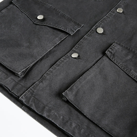 Street Style High-Street Unique Design Loose Jacket