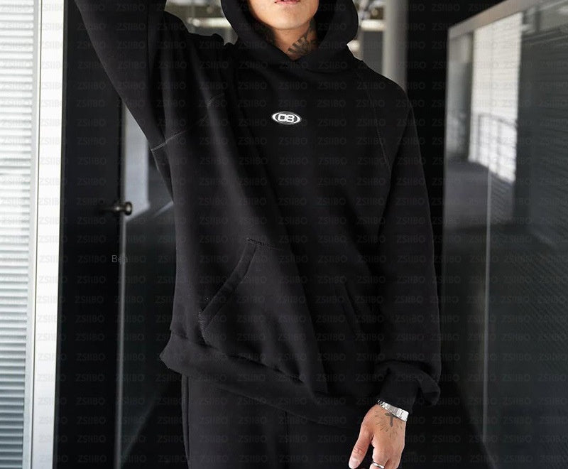 Fashion Print Digital Autumn Winter Hip Hop Style Sports Hoodie Pullover