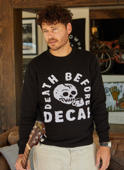 Death Before Decaf Sweater